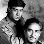 Ajay Devgan with his father Veeru Devgan
