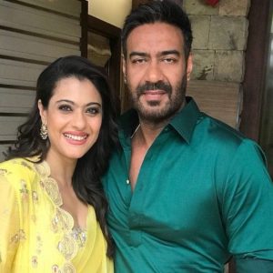 Ajay Devgan with his girlfriend Kajol