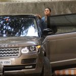 Alia Bhatt with her Range Rover car
