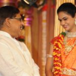 Allu Aravind with his daughter in law Sneha Reddy