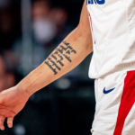 Amir Coffey's right hand tattoos