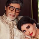 Amitabh Bachchan with his daughter Shweta Bachchan-Nanda