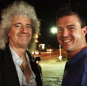 Brian May with his son Jimmy May
