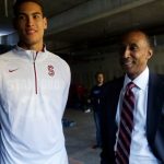 Dwight Powell with his father Harlan Powell