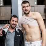 Ivica Zubac with his father Ivan Zubac
