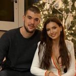 Ivica Zubac with his girlfriend Kristina Prisc