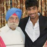Jasprit Bumrah with his father Jasbir Singh