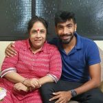 Jasprit Bumrah with his mother Daljit Bumrah