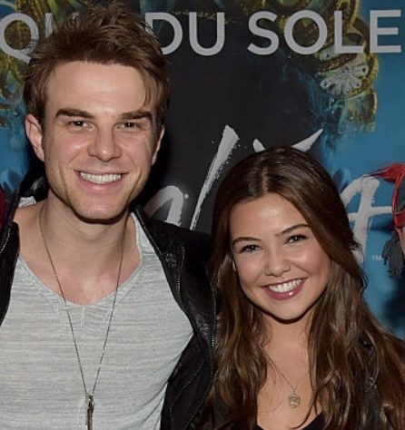 Nathaniel Buzolic with his ex-girlfriend Danielle Campbell.