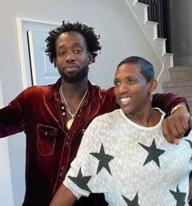 Patrick Beverley with his mother Lisa Beverley | Celebrities InfoSeeMedia