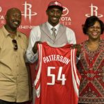 Patrick Patterson with his father Buster Patterson Jr. and mother Tywanna Patterson