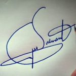 Salman Khan signature