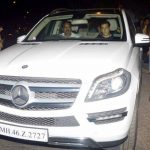 Salman Khan with his mercedes car