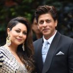 Shah Rukh Khan with his girlfriend Gauri Khan