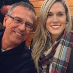 Andrea Drews with her father Mike Drews