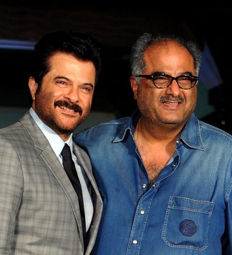 Anil Kapoor with his brother Boney Kapoor