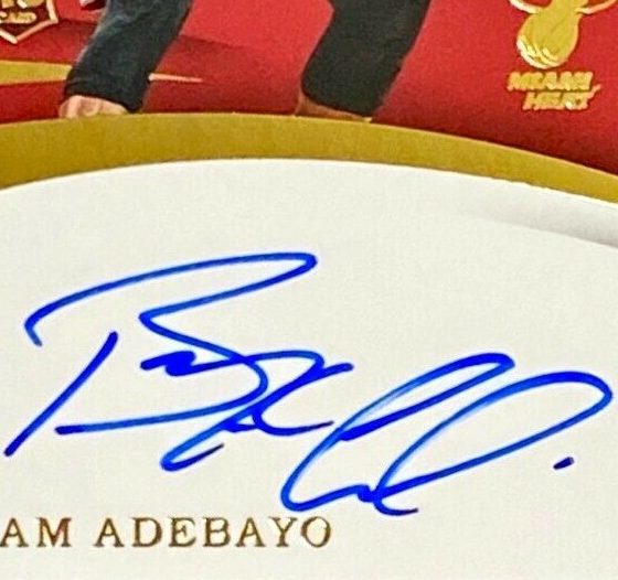 Bam Adebayo signature
