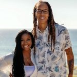 Brittney Griner with her wife