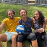 Haleigh Washington with her brother and sister