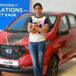 Harmanpreet Kaur with her car