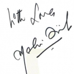 Madhuri Dixit signature