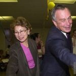 Michael Bloomberg with his sister Marjorie Tiven