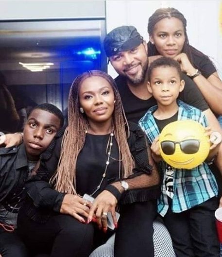 Ramsey Nouah with his wife Emelia Philips-Nouah and children