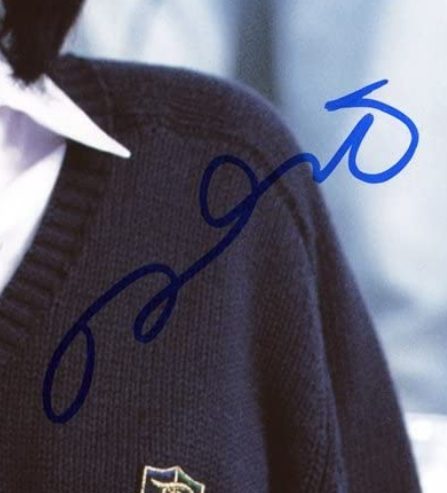 Rinko Kikuchi signature