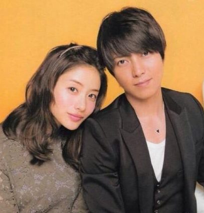 Satomi Ishihara with her ex-boyfriend Yamashita Tomohiro