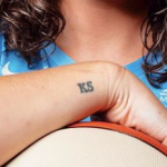 Stefanie Dolson's hand tattoo