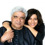 Zoya Akhtar with her father Javed Akhtar