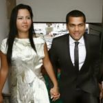 Dani Alves with his ex-wife Dinora Santana