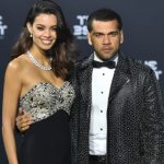 Dani Alves with his wife Joana Sanz