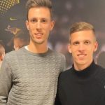 Dani Olmo with his brother Carlos Olmo