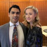 Nelly Korda with her boyfriend Andreas Athanasiou