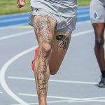 Trevor Stewart's leg tattoos
