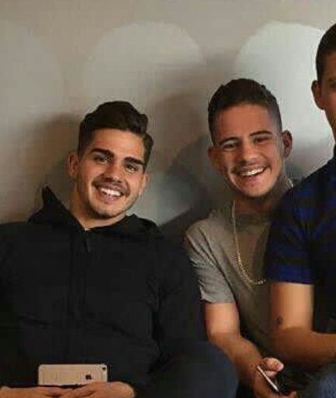 André Silva with his brother Afonso Silva