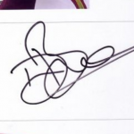 Dwayne Bravo signature