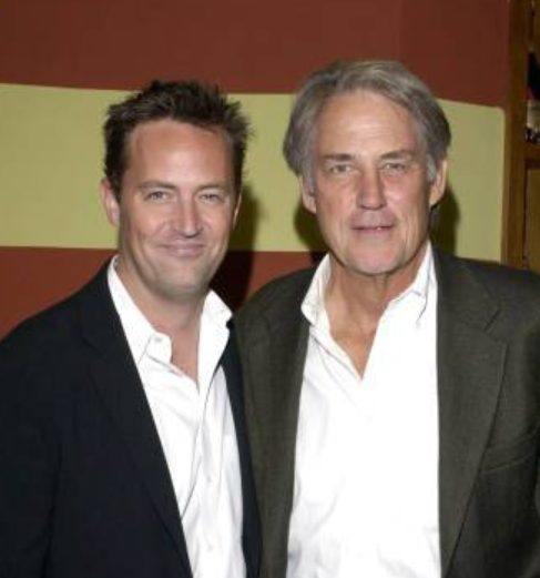 Matthew Perry with his father John Bennett Perry