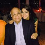Shamita Shetty with her father Surendra Shetty