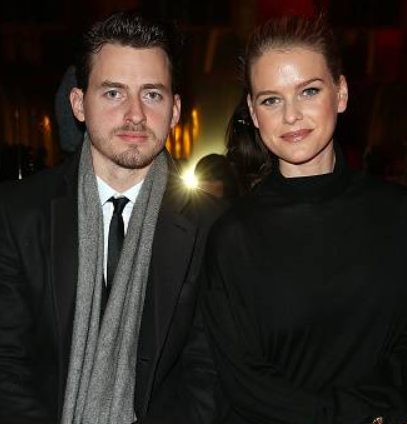 Alice Eve with her brother Jack Eve