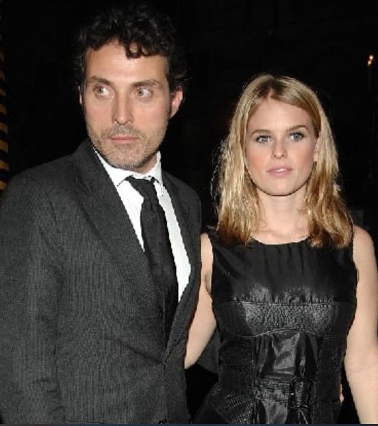 Alice Eve with her ex-boyfriend Rufus Sewell