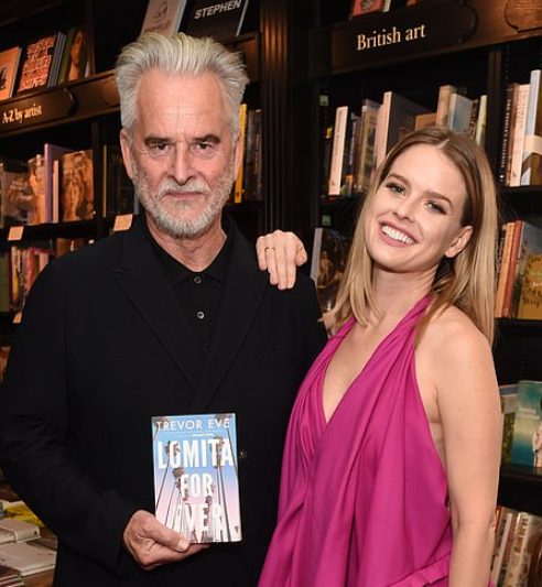 Alice Eve with her father Trevor Eve