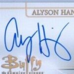 Alyson Hannigan signature