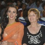 Amy Jackson with her mother Marguerita Jackson