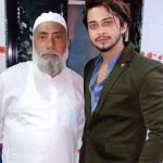 Hasnain Khan with his father