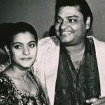 Kajol with her father Shomu Mukherjee