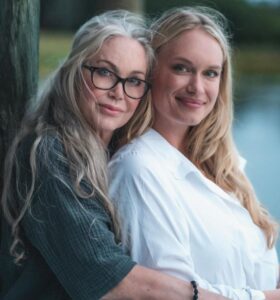 Leven Rambin with mom Karen Stacy Guthrie