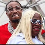 Quavo with his with his mother Edna Marshall