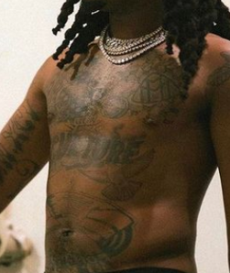 Quavo's chest tattoos